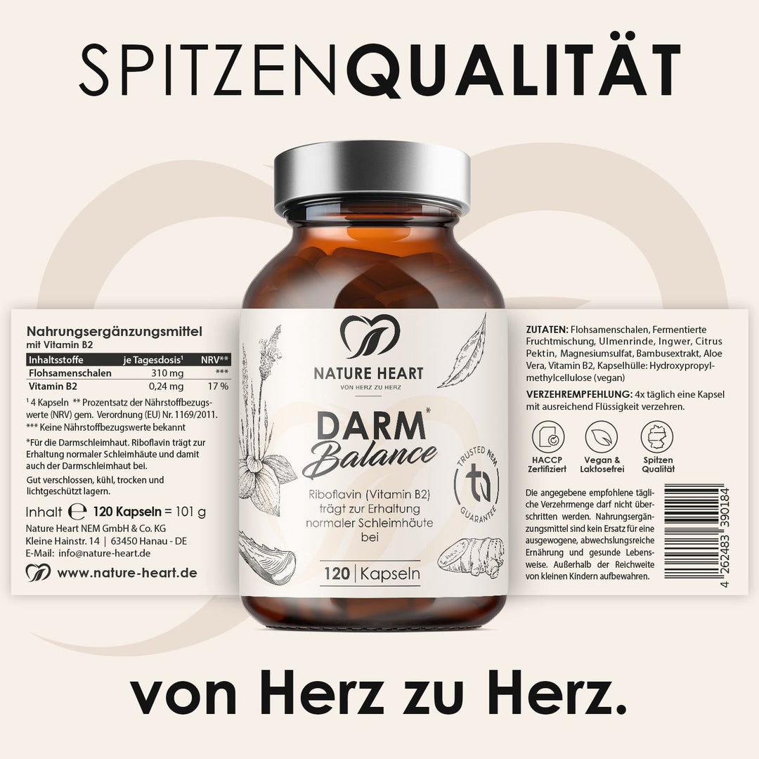Nature Heart Nahrungsergänzungsmittel Darm Balance