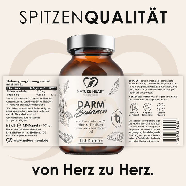 Nature Heart Nahrungsergänzungsmittel Darm Balance