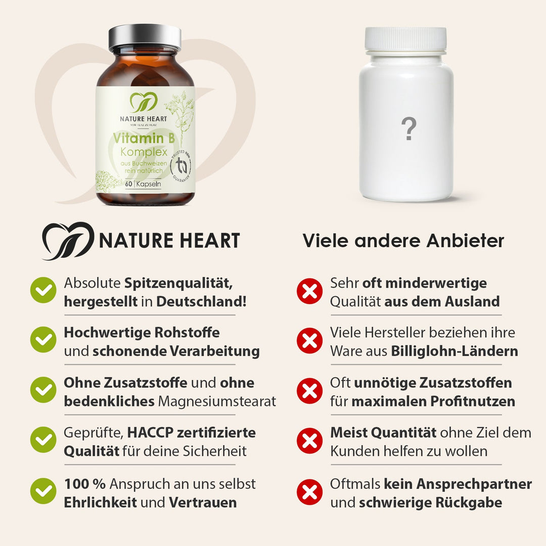 Nature Heart Nahrungsergänzungsmittel Vitamin B Komplex