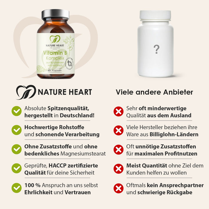 Nature Heart Nahrungsergänzungsmittel Vitamin B Komplex