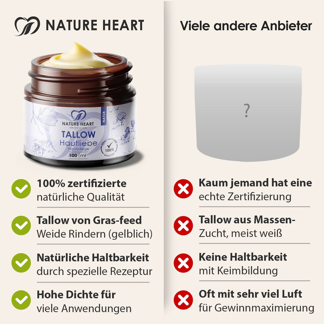 Nature Heart hautpflege Tallow Hautliebe