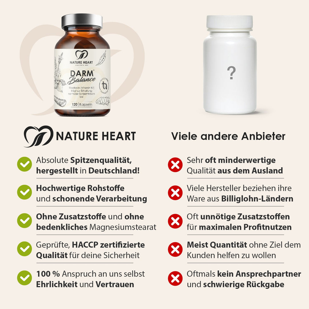 Nature Heart Nahrungsergänzungsmittel Darm Balance