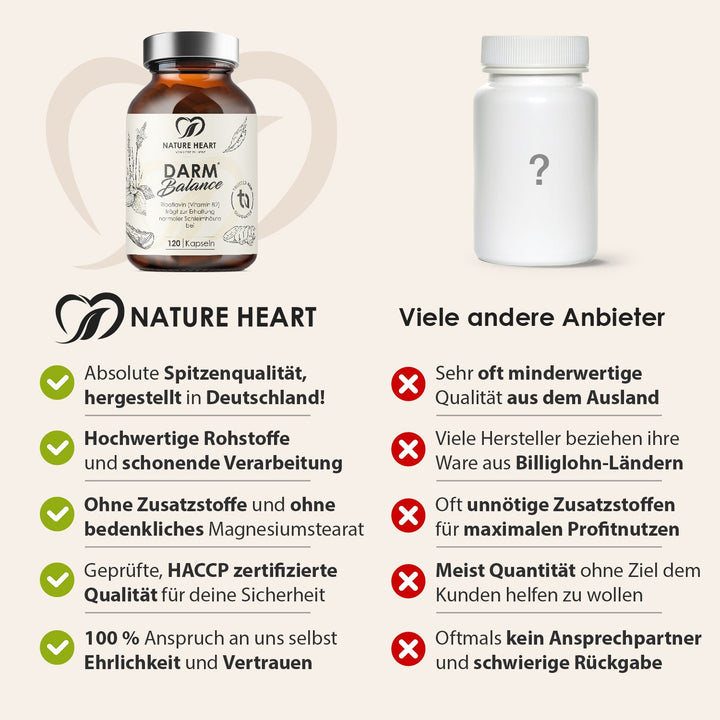 Nature Heart Nahrungsergänzungsmittel Darm Balance