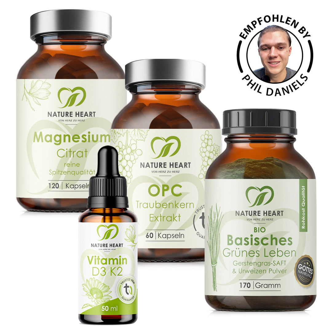 Nature Heart Nahrungsergänzungsmittel Fasten Bundle | by Phil Daniels