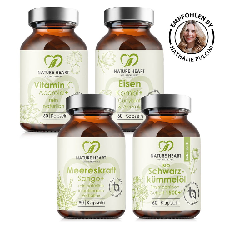 Nature Heart Nahrungsergänzungsmittel Stillzeit Bundle | by Nathalie