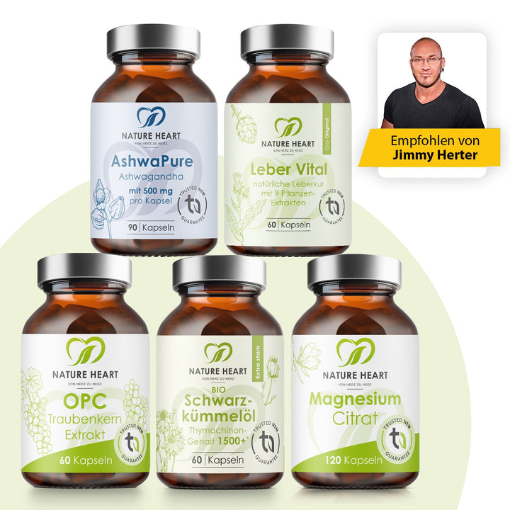 Nature Heart Nahrungsergänzungsmittel Performance Bundle | Jimmy Steel