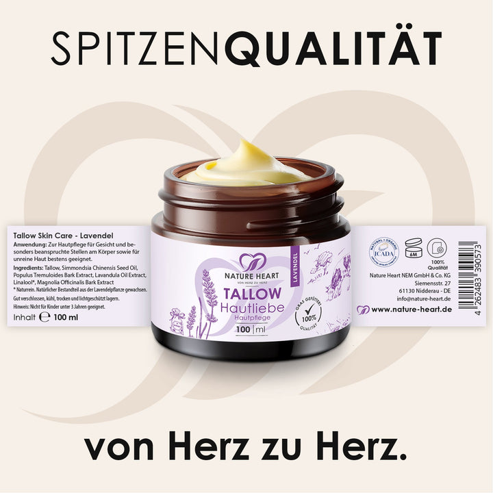 Nature Heart hautpflege Tallow Hautliebe