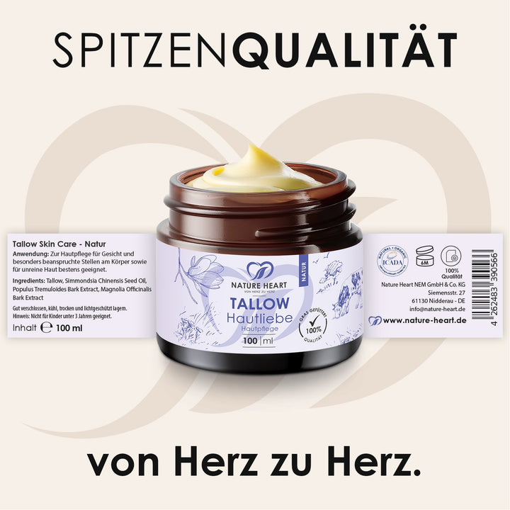 Nature Heart hautpflege Tallow Hautliebe