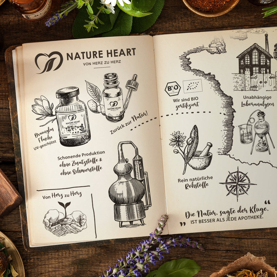 Nature Heart Nahrungsergänzungsmittel Oregano Öl