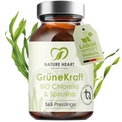 Grüne Kraft - Bio Chlorella & Spirulina