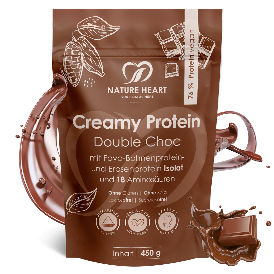 Nature Heart Nahrungsergänzungsmittel Creamy Protein Double Choc