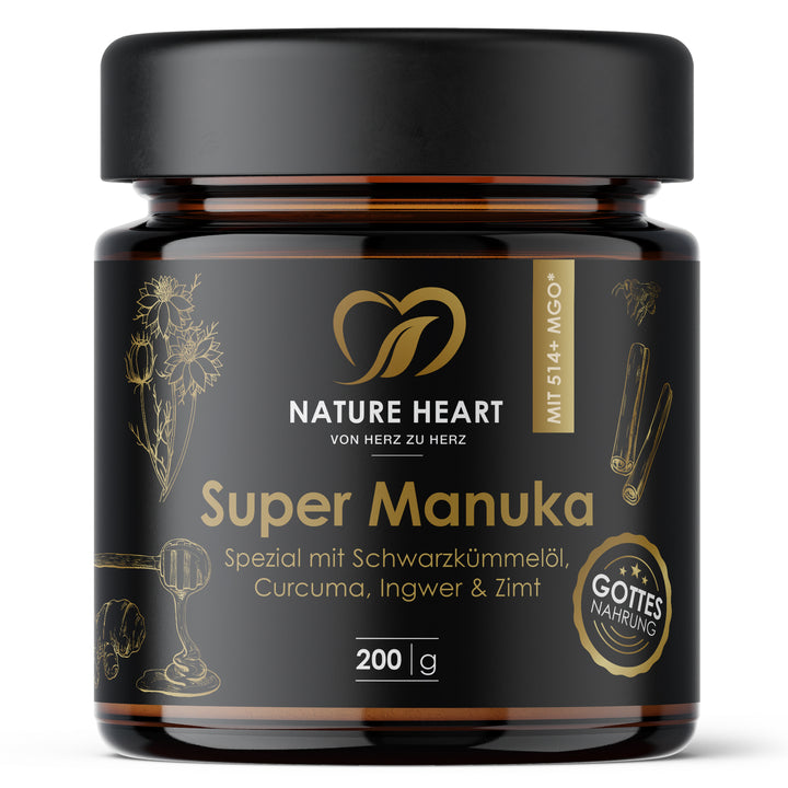 Super Manuka mit Schwarzkümmelöl