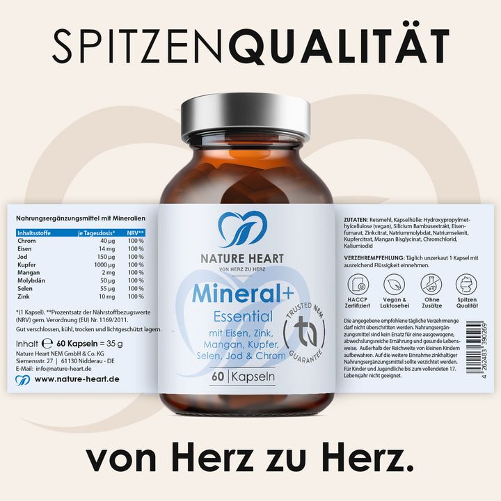 Nature Heart Nahrungsergänzungsmittel Mineral+ Essential