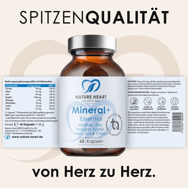 Nature Heart Nahrungsergänzungsmittel Mineral+ Essential