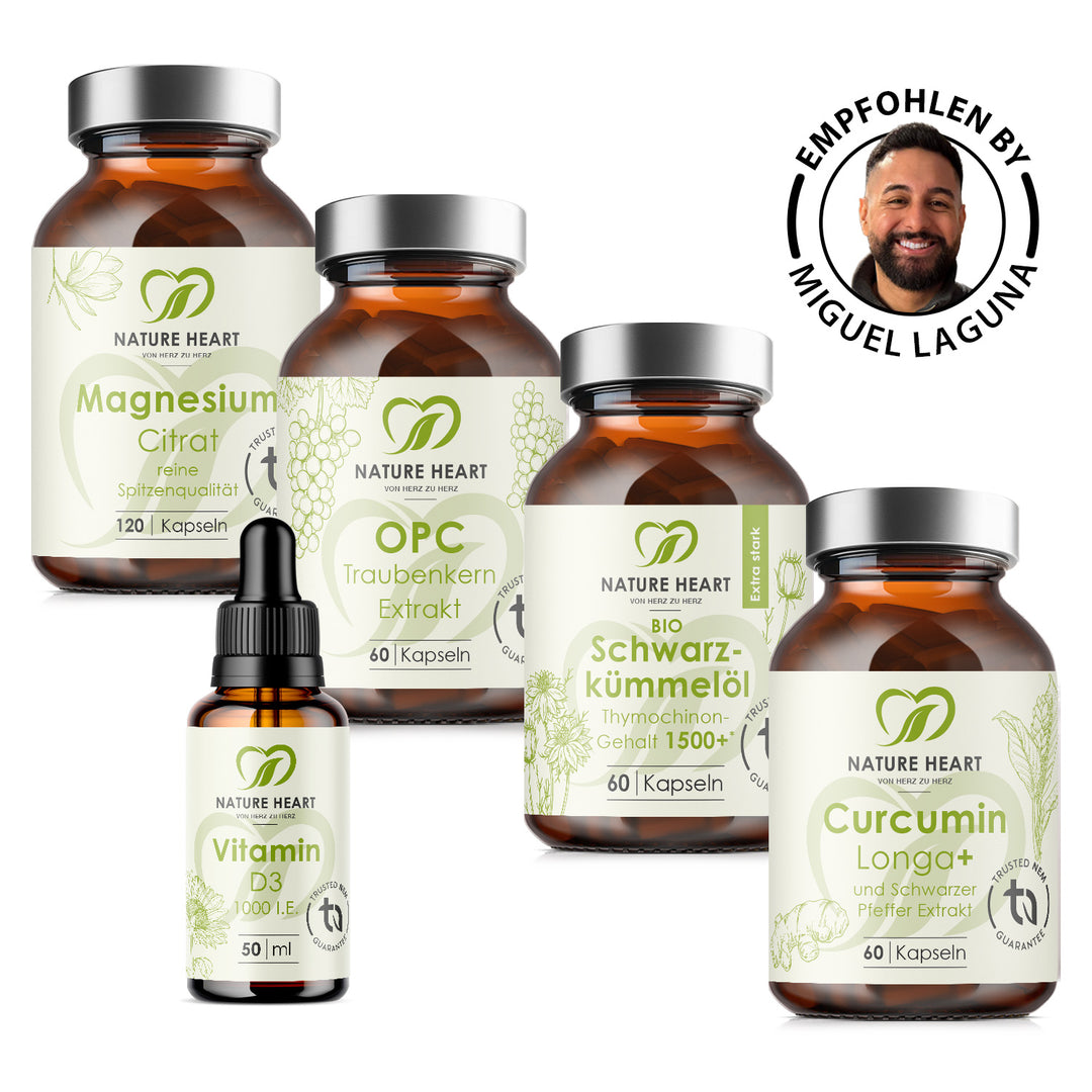 Nature Heart Nahrungsergänzungsmittel 100 Years Bundle | by Miguel