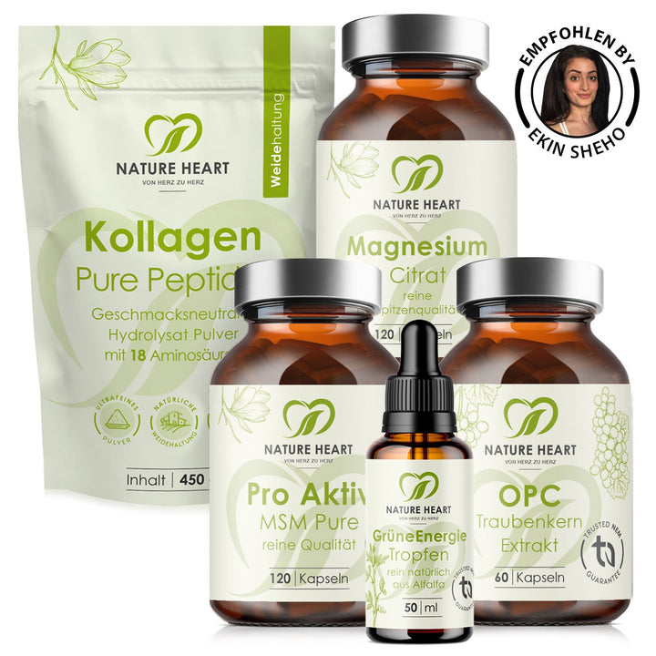Nature Heart Nahrungsergänzungsmittel GlowUp Bundle | by Ekin