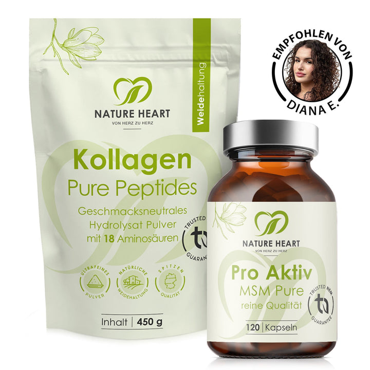 Nature Heart Nahrungsergänzungsmittel Haar Bundle | by Diana Evdokimova