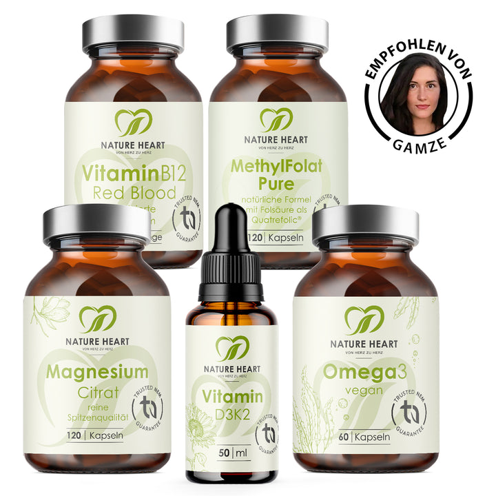 Nature Heart Nahrungsergänzungsmittel Mama Liebe+ Bundle | by Gamze