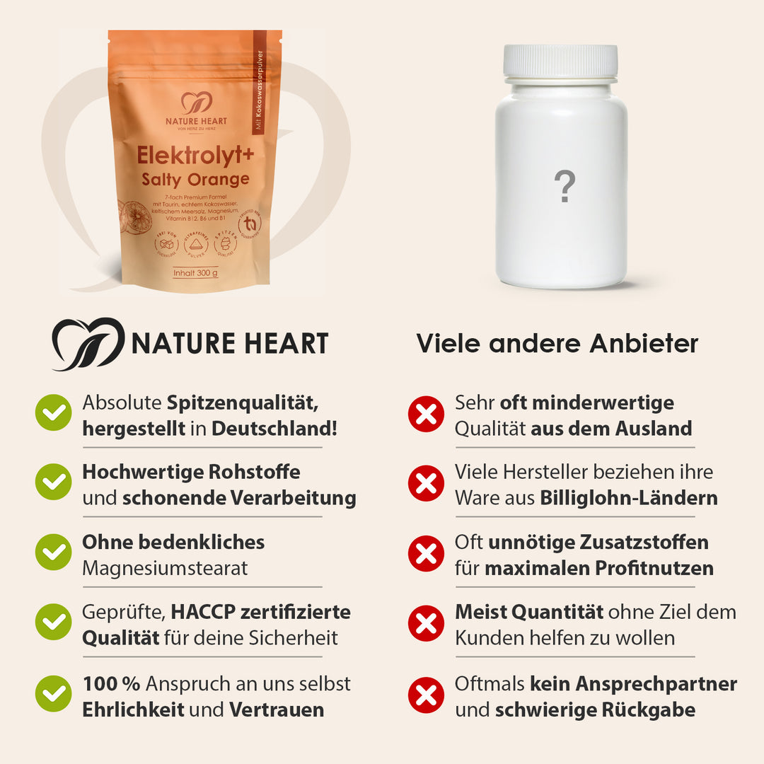 Nature Heart Elektrolyt Elektrolyt+ Salty Orange