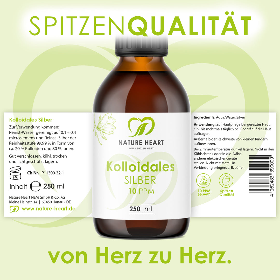 Kolloidales Silber 10 PPM