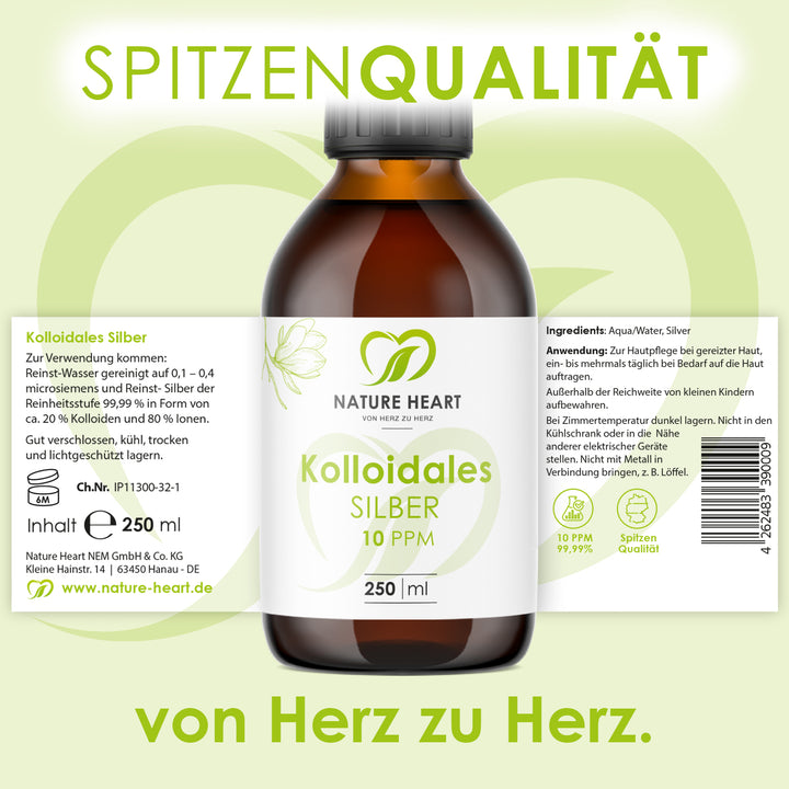 Kolloidales Silber 10 PPM