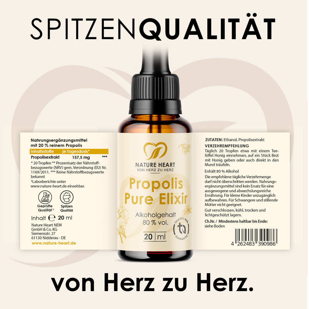 Nature Heart Harzextrakt Propolis Pure Elixir - Tropfen