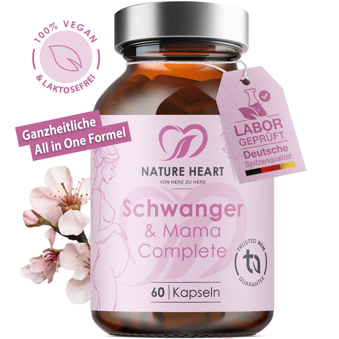 Nature Heart Nahrungsergänzungsmittel Schwanger & Mama Complete