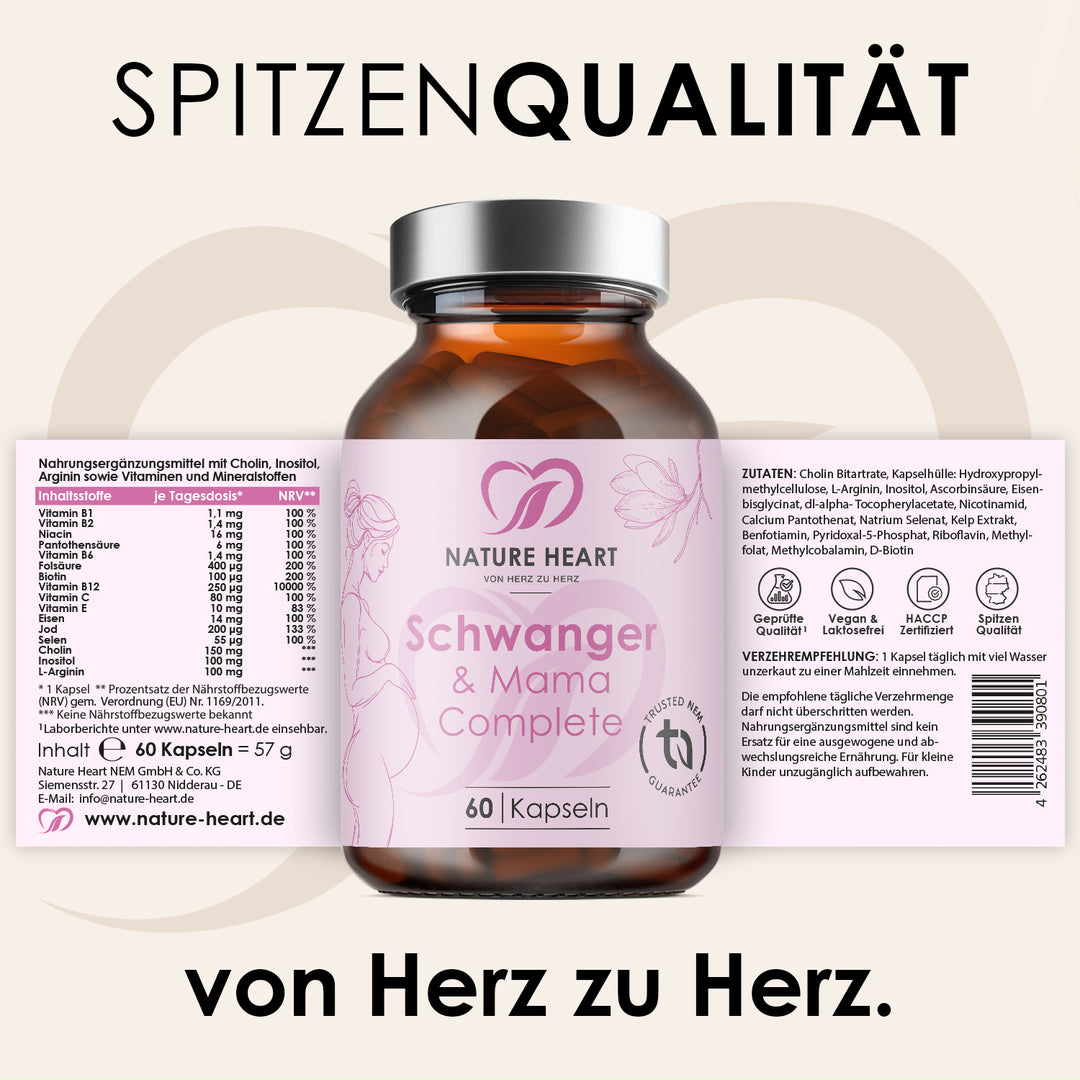 Nature Heart Mikronährstoff-Komplex Schwanger & Mama Complete
