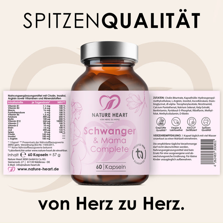Nature Heart Mikronährstoff-Komplex Schwanger & Mama Complete