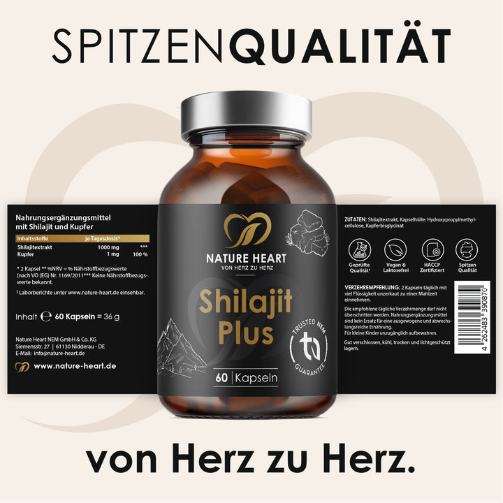 Nature Heart Nahrungsergänzungsmittel Shilajit