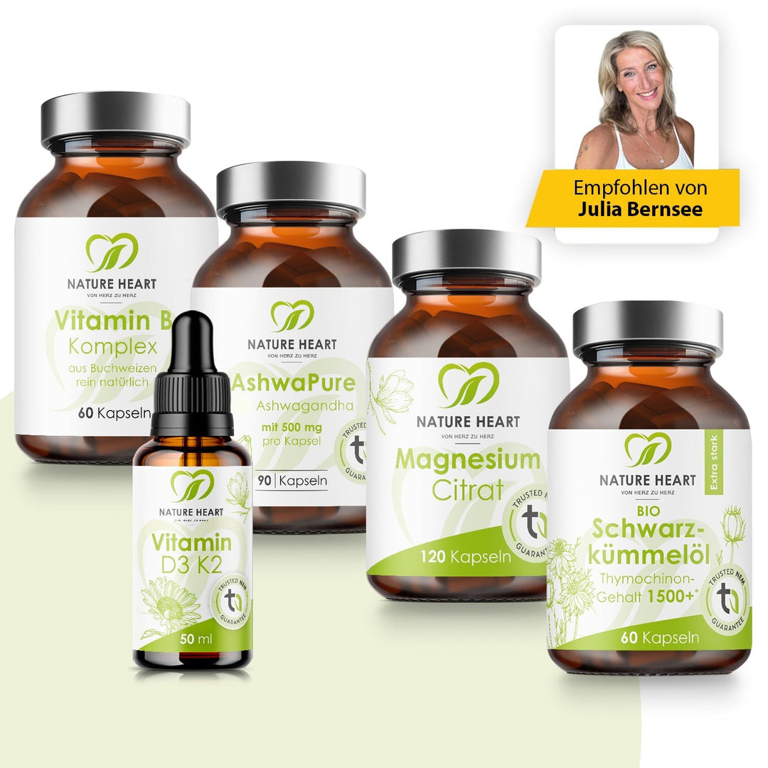 Nature Heart Nahrungsergänzungsmittel Stressless Bundle | Julia Bernsee