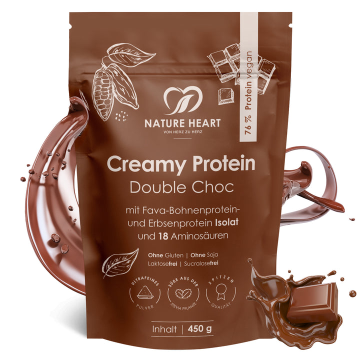 Nature Heart Proteinpulver Creamy Protein Double Choc