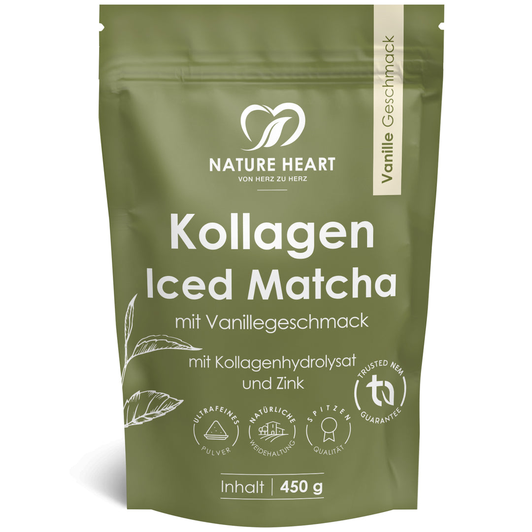 Nature Heart Kollagen Kollagen Iced Matcha