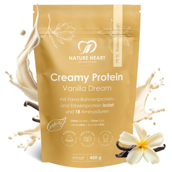 Nature Heart Proteinpulver Creamy Protein Vanilla Dream
