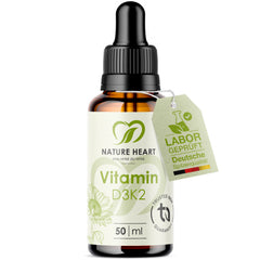 Nature Heart Mikronährstoff-Komplex Vitamin D3+K2 Tropfen