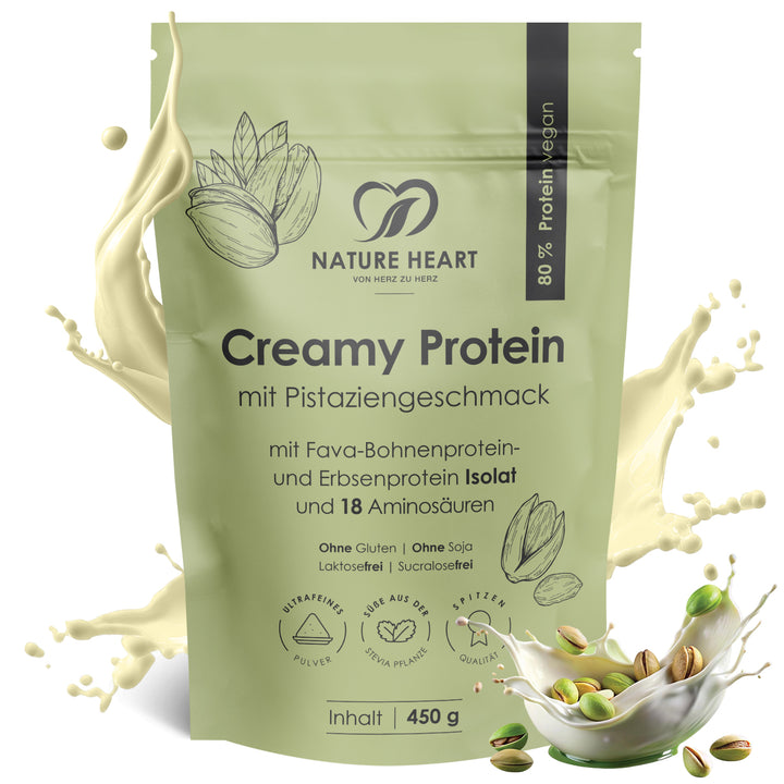 Nature Heart Proteinpulver Creamy Protein Pistazie