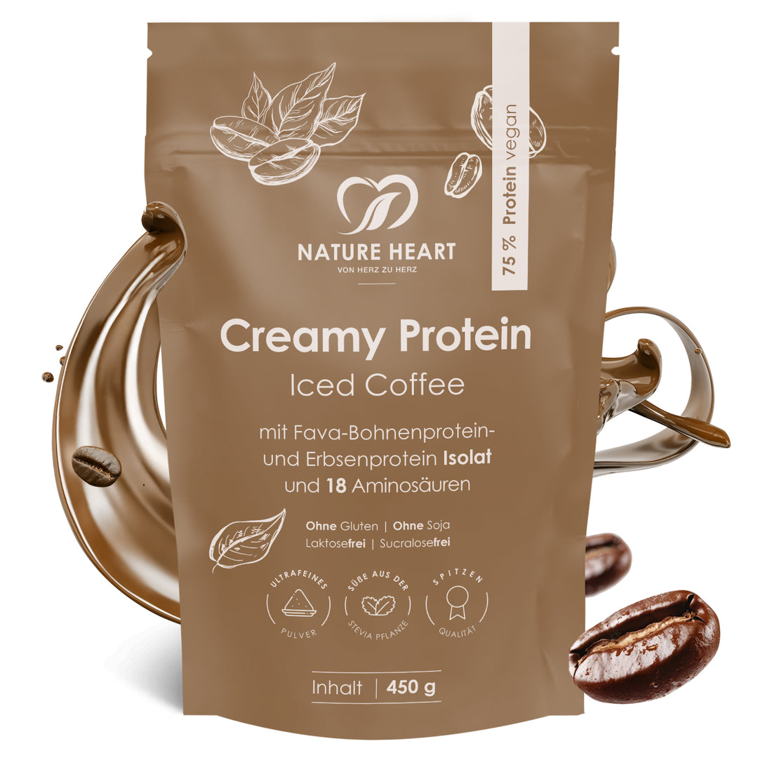 Nature Heart Proteinpulver Creamy Protein Iced Coffee