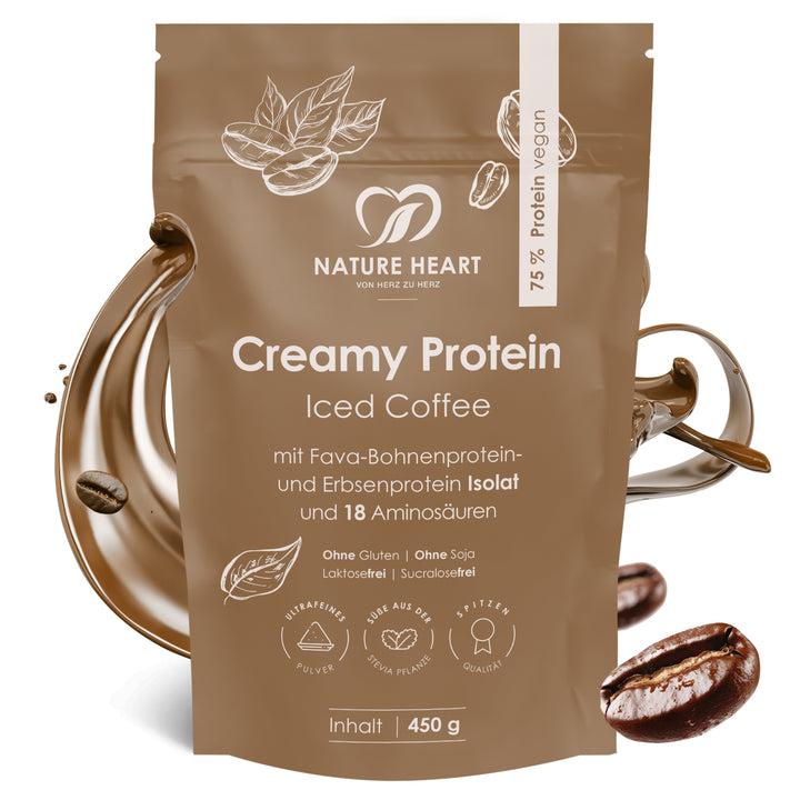 Nature Heart Proteinpulver Creamy Protein Iced Coffee