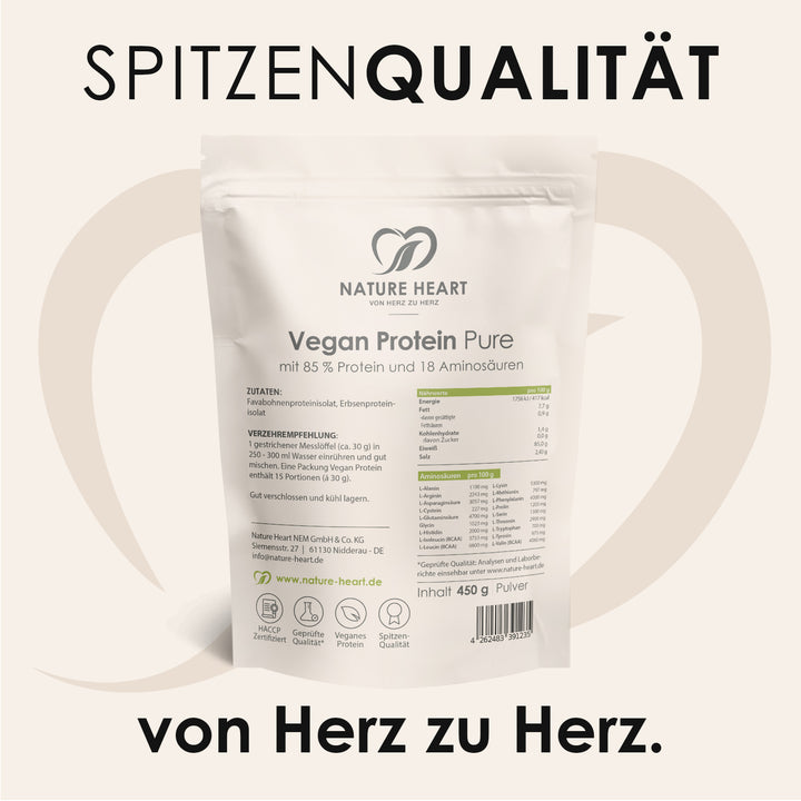Nature Heart Proteinpulver Creamy Protein Pure
