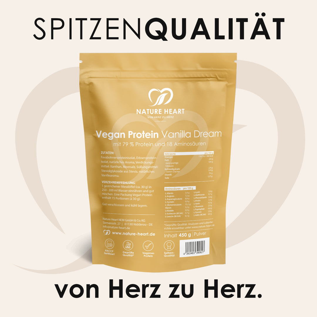 Nature Heart Proteinpulver Creamy Protein Vanilla Dream