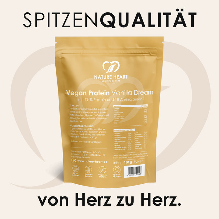 Nature Heart Proteinpulver Creamy Protein Vanilla Dream