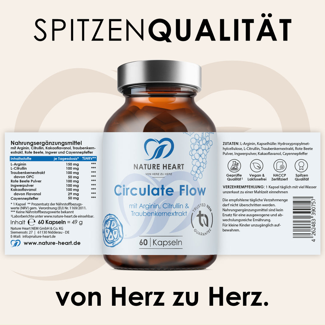 Nature Heart Aminosäuren-Komplex Circulate Flow