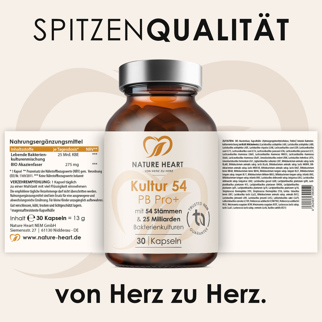 Nature Heart Bakterienkulturen Kultur54 PB Pro+