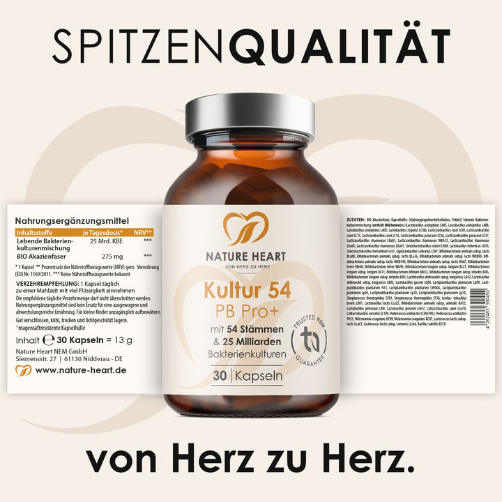Nature Heart Bakterienkulturen Kultur54 PB Pro+