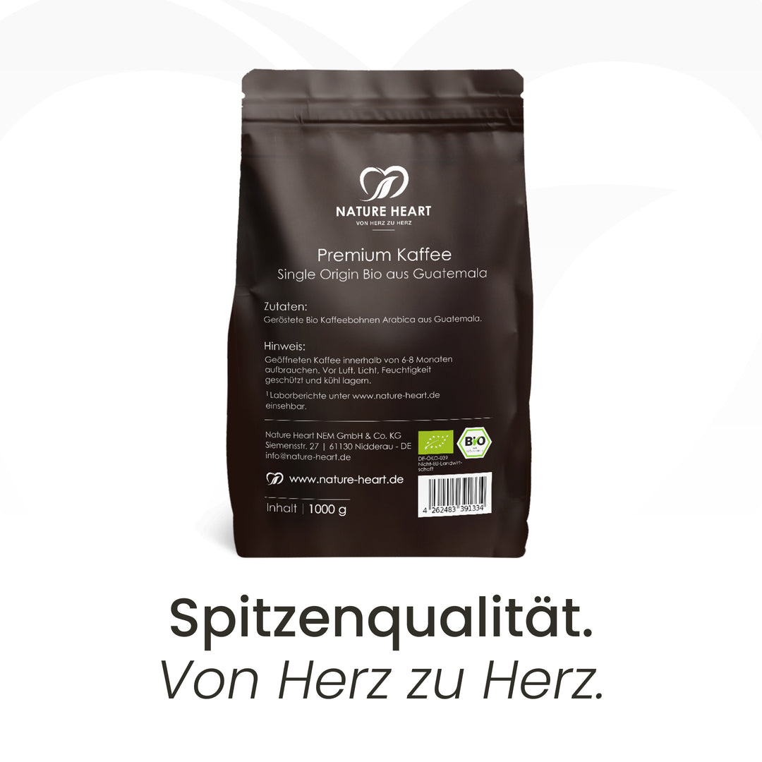 Nature Heart Kaffee Premium Kaffee Guatemala - Single Origin - 1000 g