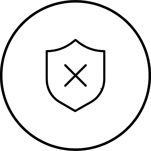 Icon: Schutzschild mit Kreuz
