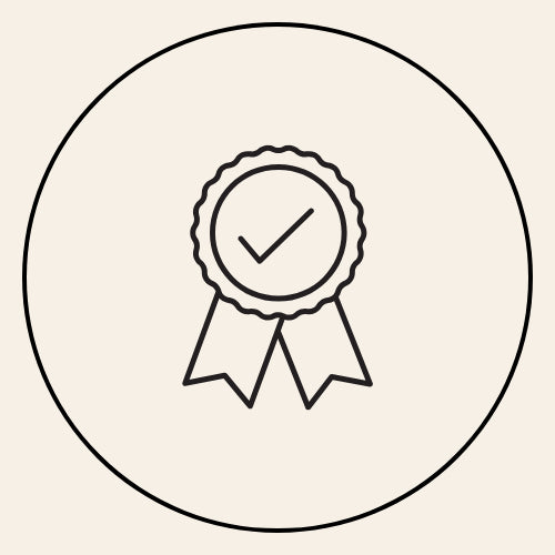 Icon: Siegel-Rosette mit Haken