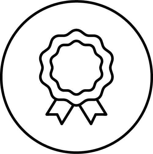 Icon: Siegel-Rosette mit Schleife