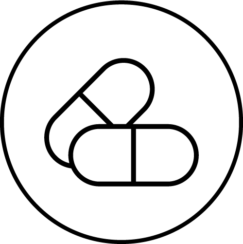 Icon: zwei Kapseln