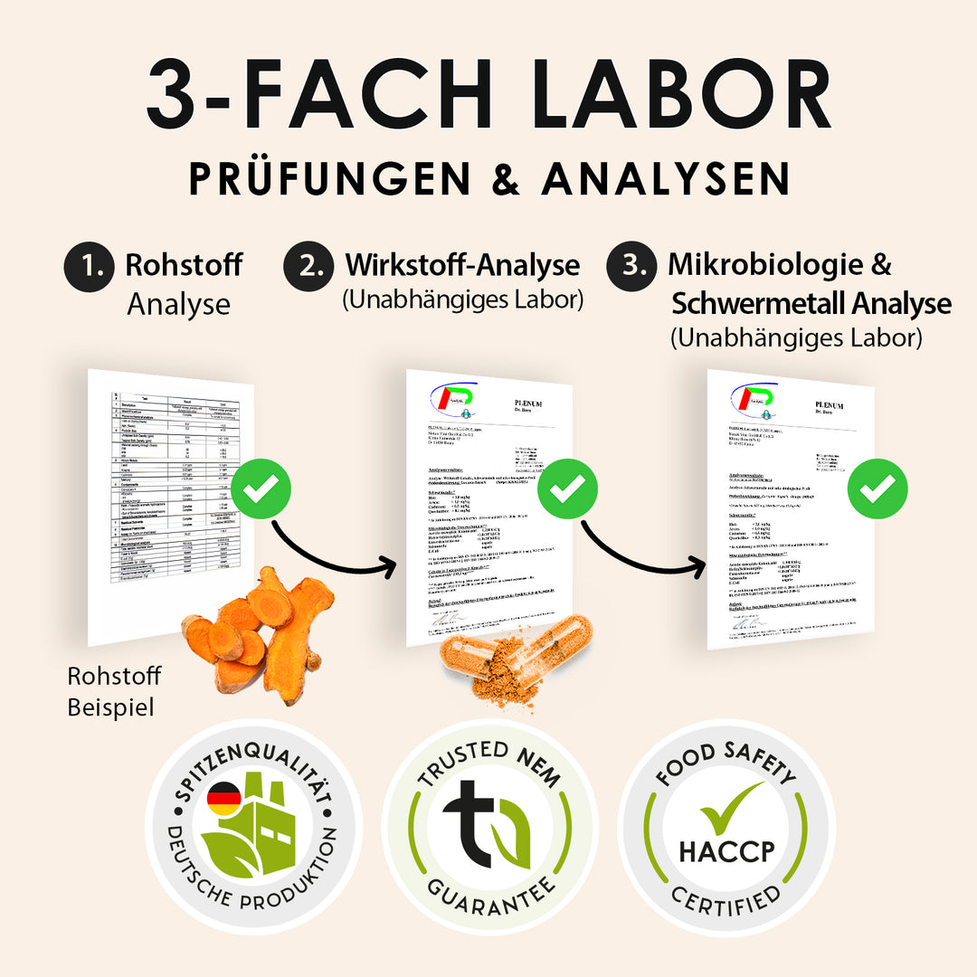 laboranalyse laborbericht und prüfung von nature heart